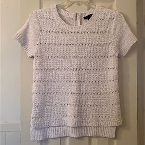 Ann Taylor - White Cotton Sweater
